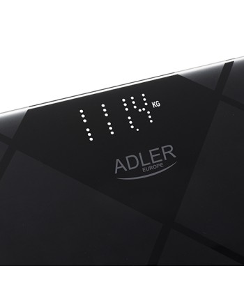 Adler AD 8169 Bathroom Scale - Graphite/Black, 180kg Capacity, 100g Accuracy