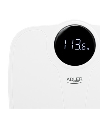 ?Adler AD 8172w	 Maximum weight (capacity) 180 kg, Accuracy 100 g, Body Mass Index (BMI) measuring, White