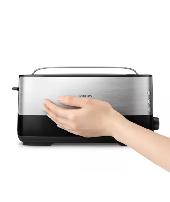 Philips Toaster HD2692/90 Viva Collection Power 950 W, Number of slots 2, Housing material Metal/Plastic, Black