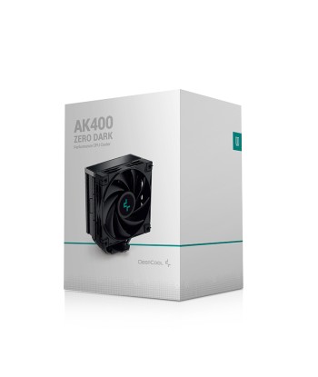 Deepcool AK400 Zero Dark, Intel, AMD, CPU Air Cooler