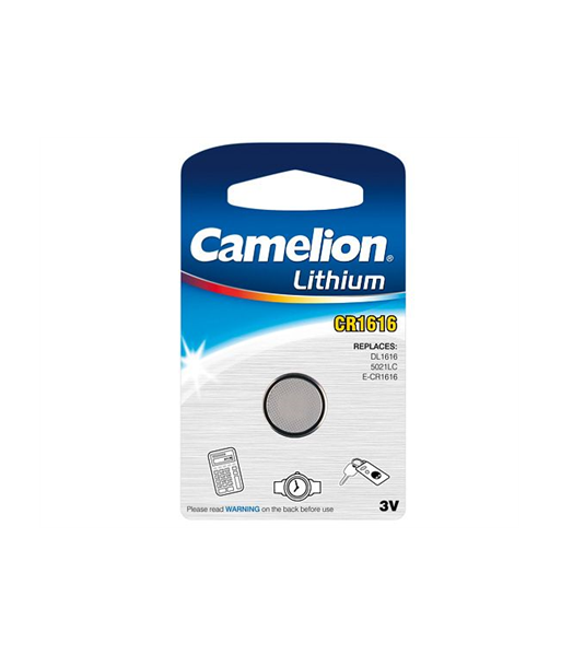 Camelion CR1616 Liitium Nööpelement - Üksik Pakk