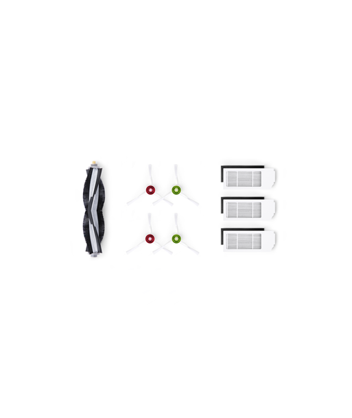 Ecovacs Service Kit D-KT01-0022 1x Main Brush, 2x Side Brushes (White), 3x High Efficiency Filters, Suitable for DEEBOT T10 Fami Ecovacs Service Kit D-KT01-0022 1x Main Brush, 2x Side Brushes (White), 3x High Efficiency Filters, Suitable for DEEBOT T10 Fami