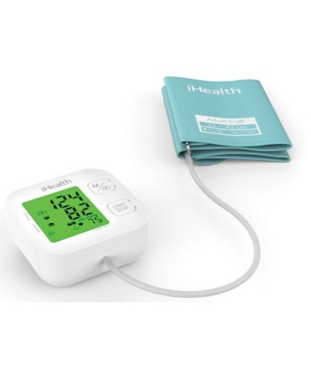 iHealth Track KN-550BT Wireless Bluetooth connection, White/Blue, Weight 438 g, Calculation of blood pressure (systolic and