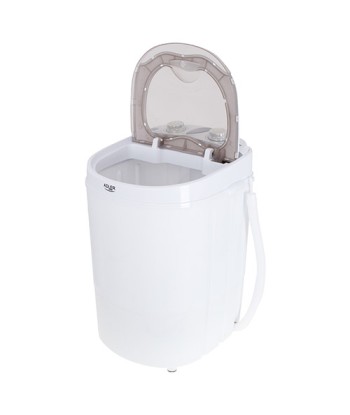 Adler Mini washing machine AD 8055 Top loading, Washing capacity 3 kg, Depth 37 cm, Width 36 cm, White