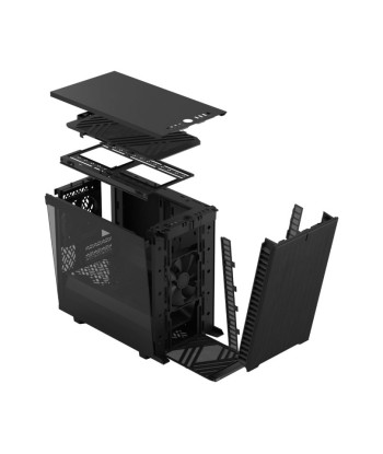 Fractal Design Define 7 Nano Black TG Light Tint, Mini ITX,  Mini-DTX, Power supply included No