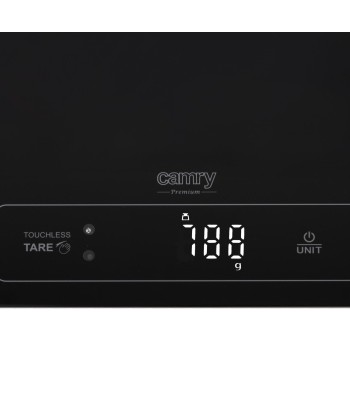Camry CR 3175 Kitchen Scale - 15kg, 1g Resolution, LED Display, Black