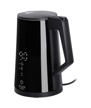 Adler AD 1345b Electric, 2200 W, 1.7 L, Stainless steel, 360° rotational base, Black