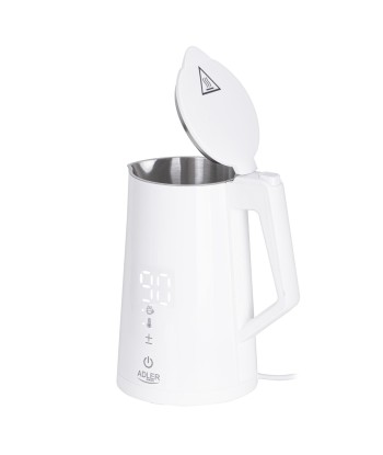 Adler AD 1345w Electric Kettle - 1.7L Stainless Steel