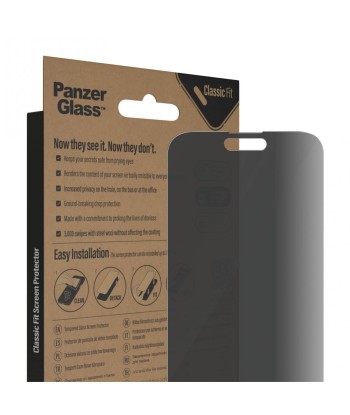 PanzerGlass Privacy Screen Protector for iPhone 14 Pro Max - Black