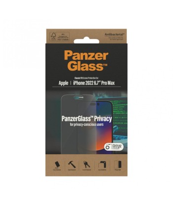 PanzerGlass Privacy Screen Protector for iPhone 14 Pro Max - Black