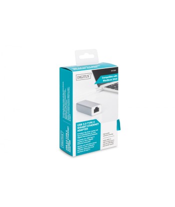 Digitus USB Type C 3.0 Gigabit Ethernet Adapter 10/100/1000 Mbps 	DN-3024