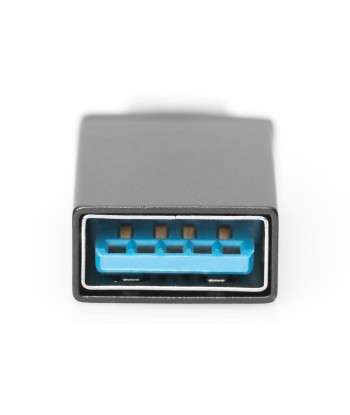 Digitus, USB Type-C adapter, type C to A M/F, 3A, 5GB, 3.0 Version, AK-300506-000-S, Plug USB C, Jack USB A