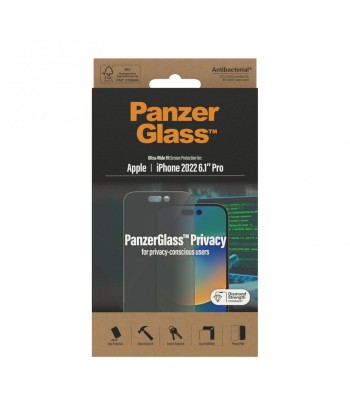 PanzerGlass Privacy Screen Protector for Apple iPhone 14 Pro - Black