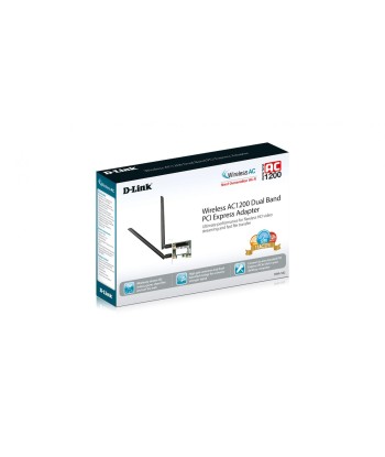 D-Link DWA-582 Traadita AC1200 Dual-Band PCIe Adapter