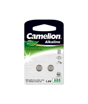 Camelion AG9/LR45/LR936/394 Щелочная Кнопочная Батарейка (2шт)