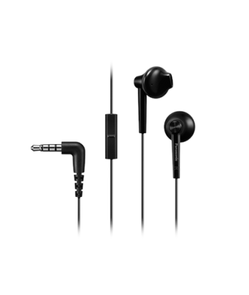 Panasonic RP-TCM55E-K In-Ear Headphones with Microphone - Black