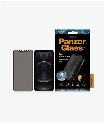 PanzerGlass For iPhone 12/12 Pro, Glass, Black, Privacy glass, 6.1 "