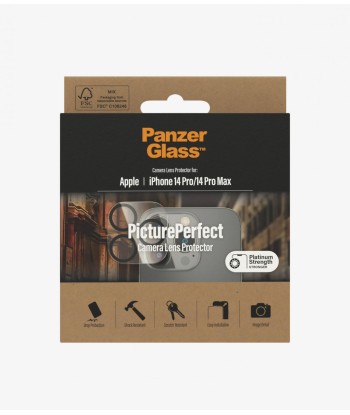 PanzerGlass Camera Protector, Apple, iPhone 14 Pro/14 Pro Max, Black