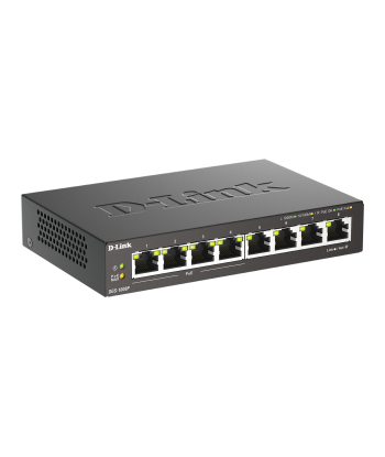D-Link DGS-1008P 8-Port Gigabit PoE Unmanaged Desktop Switch