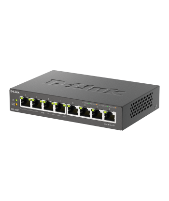 D-Link DGS-1008P 8-Port Gigabit PoE Unmanaged Desktop Switch