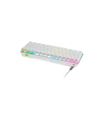 Игровая клавиатура Corsair K70 PRO MINI,, RGB LED light, NA, White, Wireless/Wired, CHERRY MX Red