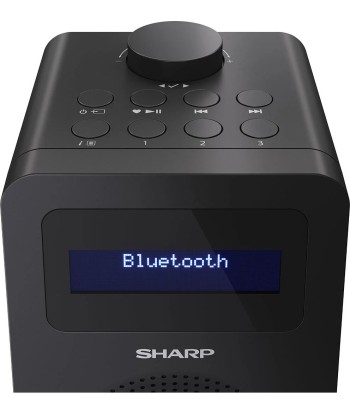 Sharp DR-430(BK) Digital Radio, FM/DAB/DAB+, Bluetooth 5.0, Midnight Black
