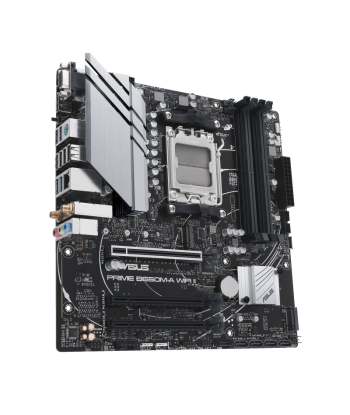 Asus PRIME B650M-A WIFI II Processor family AMD, Processor socket AM5, DDR5 DIMM, Memory slots 4, Supported hard disk drive inte