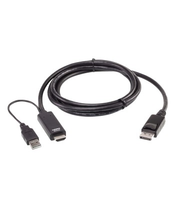 Aten 2L-7D02HDP True 4K 1.8M HDMI to DisplayPort Cable