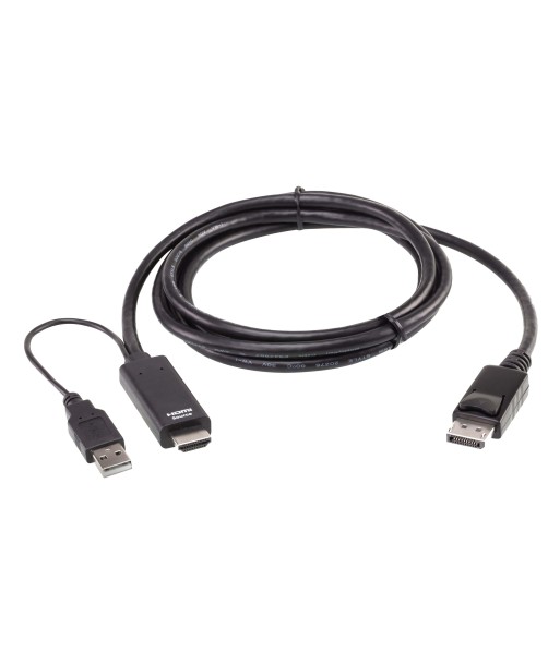 Aten 2L-7D02HDP True 4K 1.8M HDMI to DisplayPort Cable Aten 2L-7D02HDP True 4K 1.8M HDMI to DisplayPort Cable