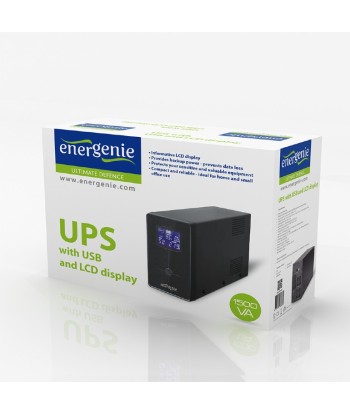 EnerGenie UPS with USB and LCD display 	EG-UPS-036 3000 VA