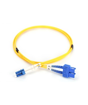 Digitus Patch Cord FO, Duplex, LC to SC SM OS2 09/125 µ, 2 m Yellow