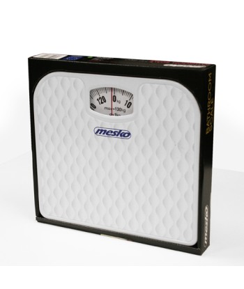 Mesko MS 8160 Mechanical Scale - 130kg Capacity, White