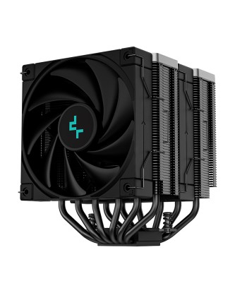 Deepcool AK620 Zero Dark CPU Air Cooler - Intel & AMD, Ultra-Quiet Performance