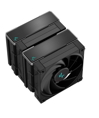 Deepcool AK620 Zero Dark CPU Air Cooler - Intel & AMD, Ultra-Quiet Performance