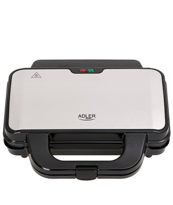 Adler AD 3043 Võileivagrill - Must, 900W, 2 Võileiba