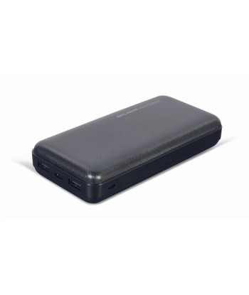 Зарядка powerbank Gembird PB20-02 20000 mAh, Black, 12 W