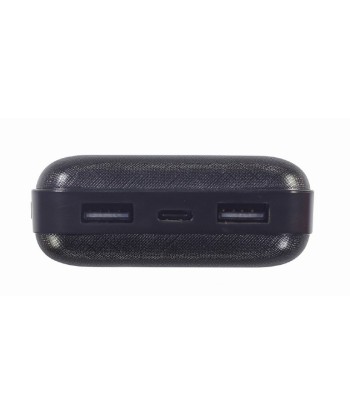 Зарядка powerbank Gembird PB20-02 20000 mAh, Black, 12 W