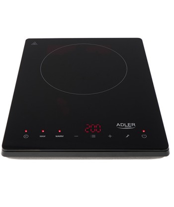 Adler Hob AD 6513 Number of burners/cooking zones 1, LCD Display, Black, Induction
