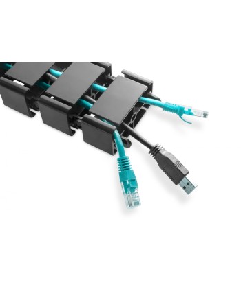 Digitus Flexible Cable Management Sleeve - 1.3m, Black - Keep Your Cables Organized! ✨