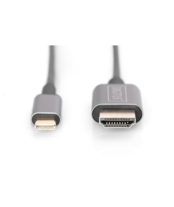Digitus USB Type-C to HDMI Adapter DA-70821 1.8 m, Black, USB Type-C