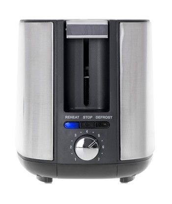 Тостер Adler AD 3214 - 750W, 2 слота, Нержавеющая сталь
