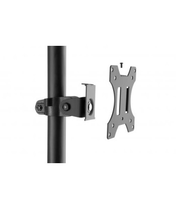Digitus Mobile workstation with individual height adjustment 	DA-90374, 17-32", Monitor Mount, PC Holder, Black