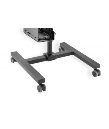 Digitus Mobile workstation with individual height adjustment 	DA-90374, 17-32", Monitor Mount, PC Holder, Black