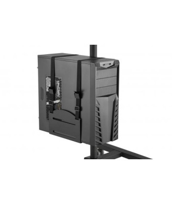 Digitus Mobile workstation with individual height adjustment 	DA-90374, 17-32", Monitor Mount, PC Holder, Black