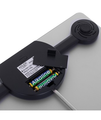 Adler Bathroom Scale AD 8174s - Silver, 180 kg Capacity, 100 g Accuracy