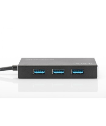 Digitus 4-Port USB 3.0 Hub koos 5V/2A toiteplokiga - DA-70240-1