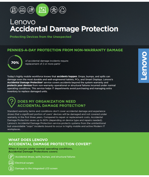 Lenovo Warranty 3Y Accidental Damage Protection