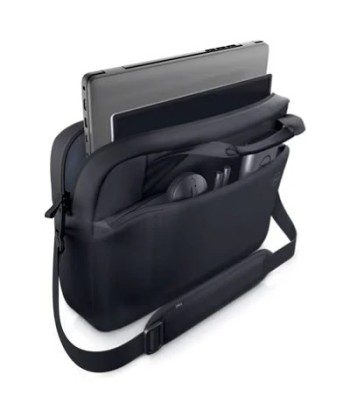 Dell Ecoloop Pro Slim Briefcase Fits up to size 15.6", Black, Waterproof, Shoulder strap