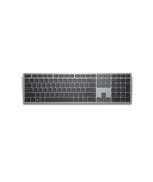 Dell Keyboard KB700 Wireless, RU, 2.4 GHz, Bluetooth 5.0, Titan Gray