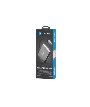 Natec Multi-Port Adapter, Fowler, USB-C, HDMI, USB 3.0